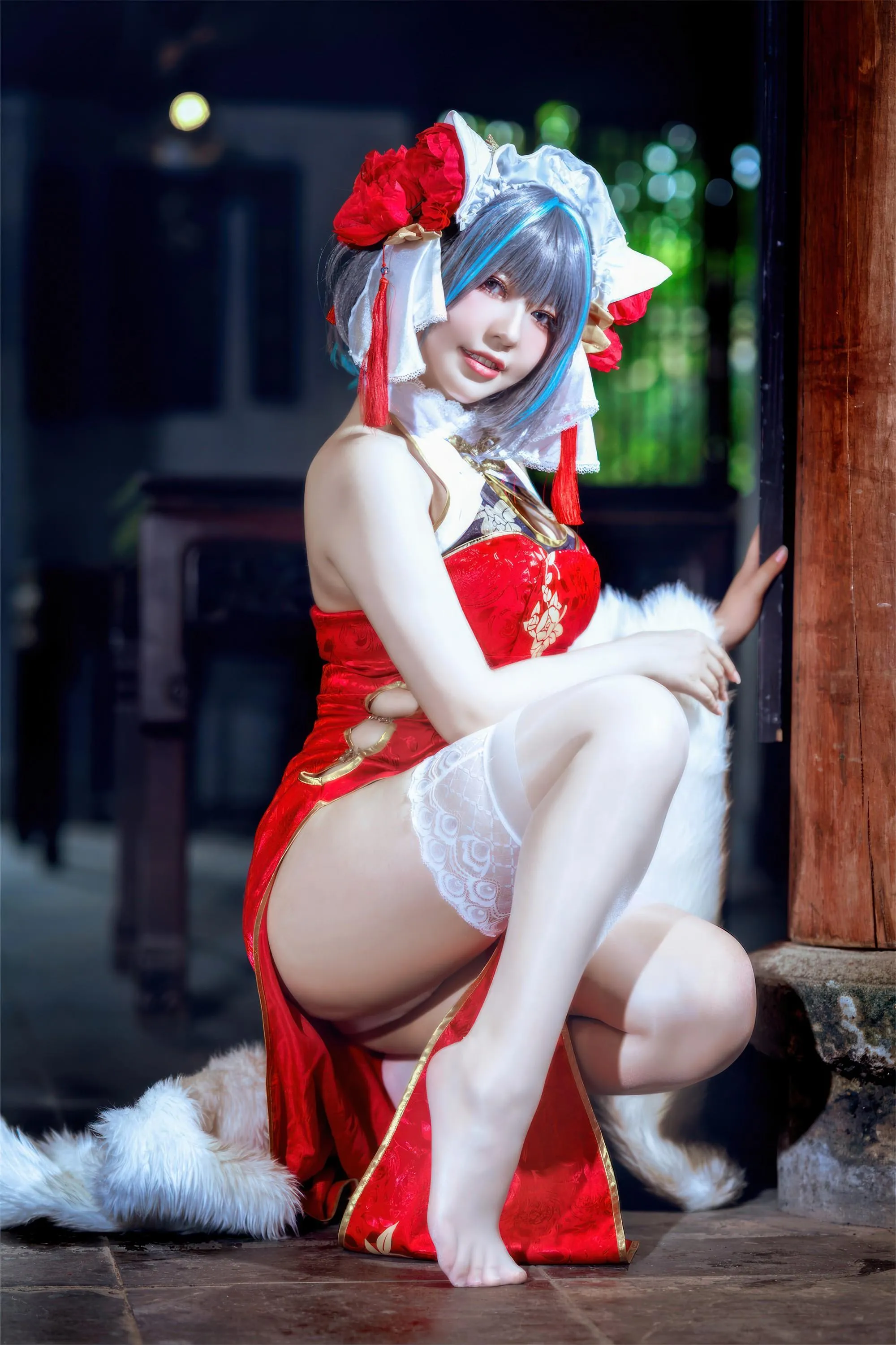 BANBANKO 半半子 – NO.72  柴郡中华娘旗袍 [45P]插图1